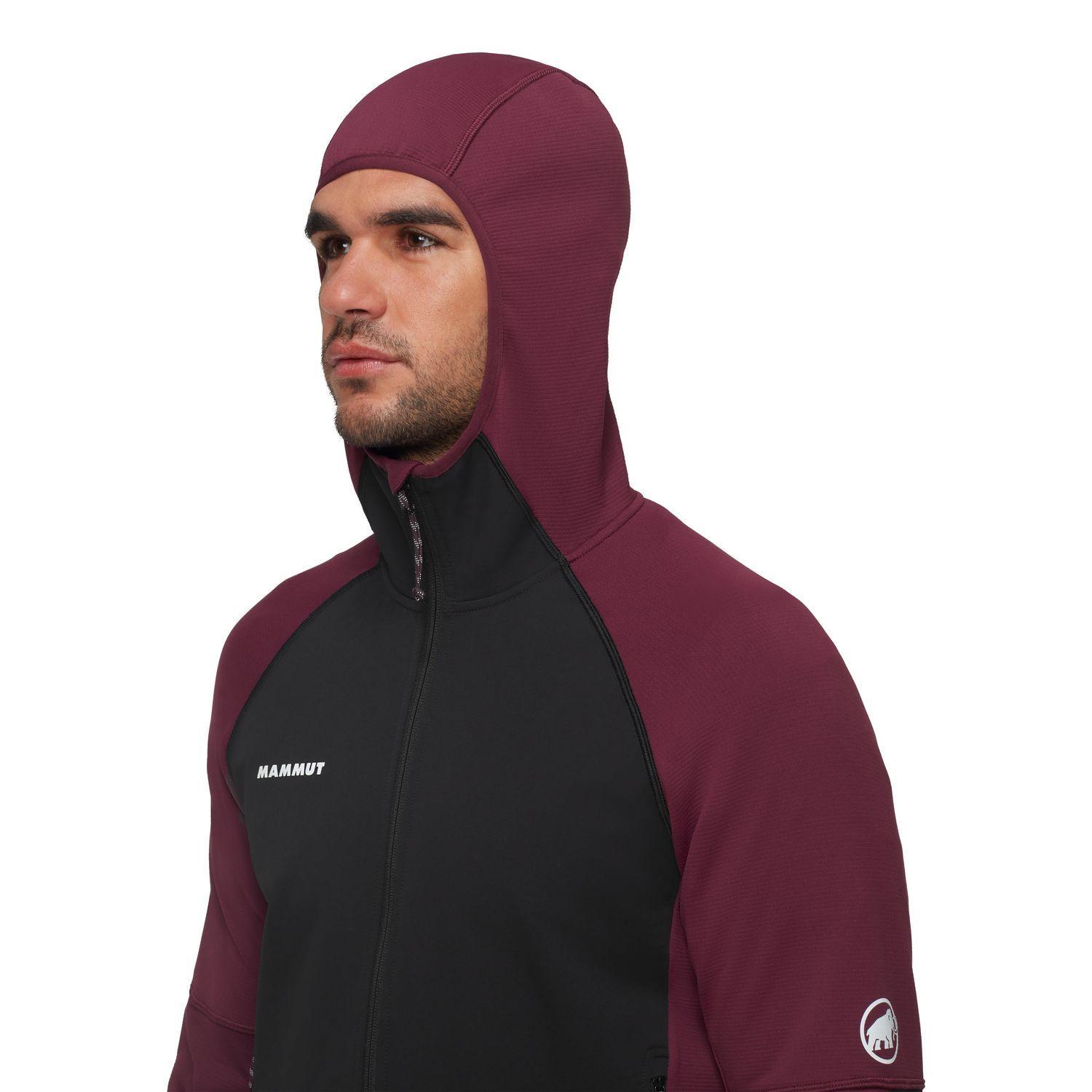 Polar Mammut Hombre Massone Ml Hooded Rojo-3
