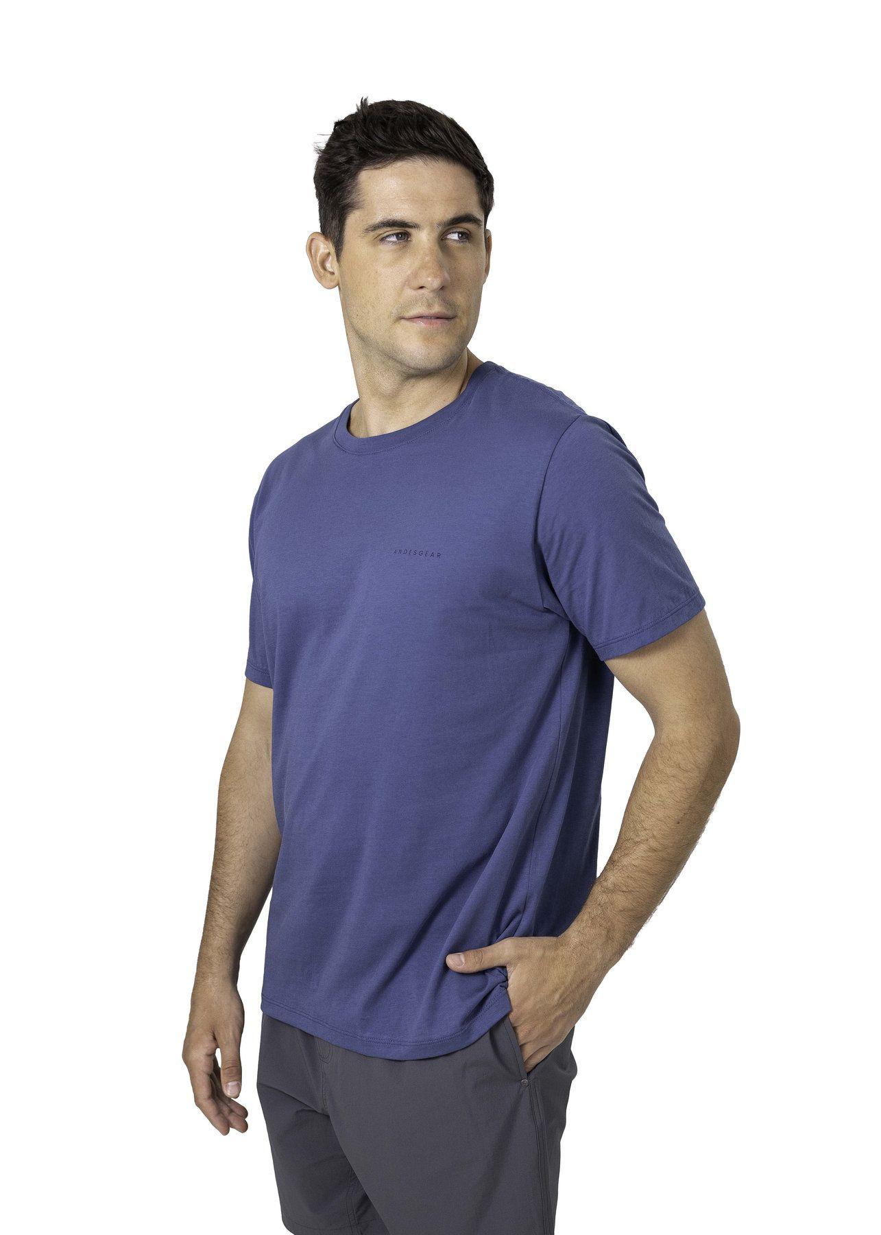 Polera Andesgear Hombre Paisaje Azul-1