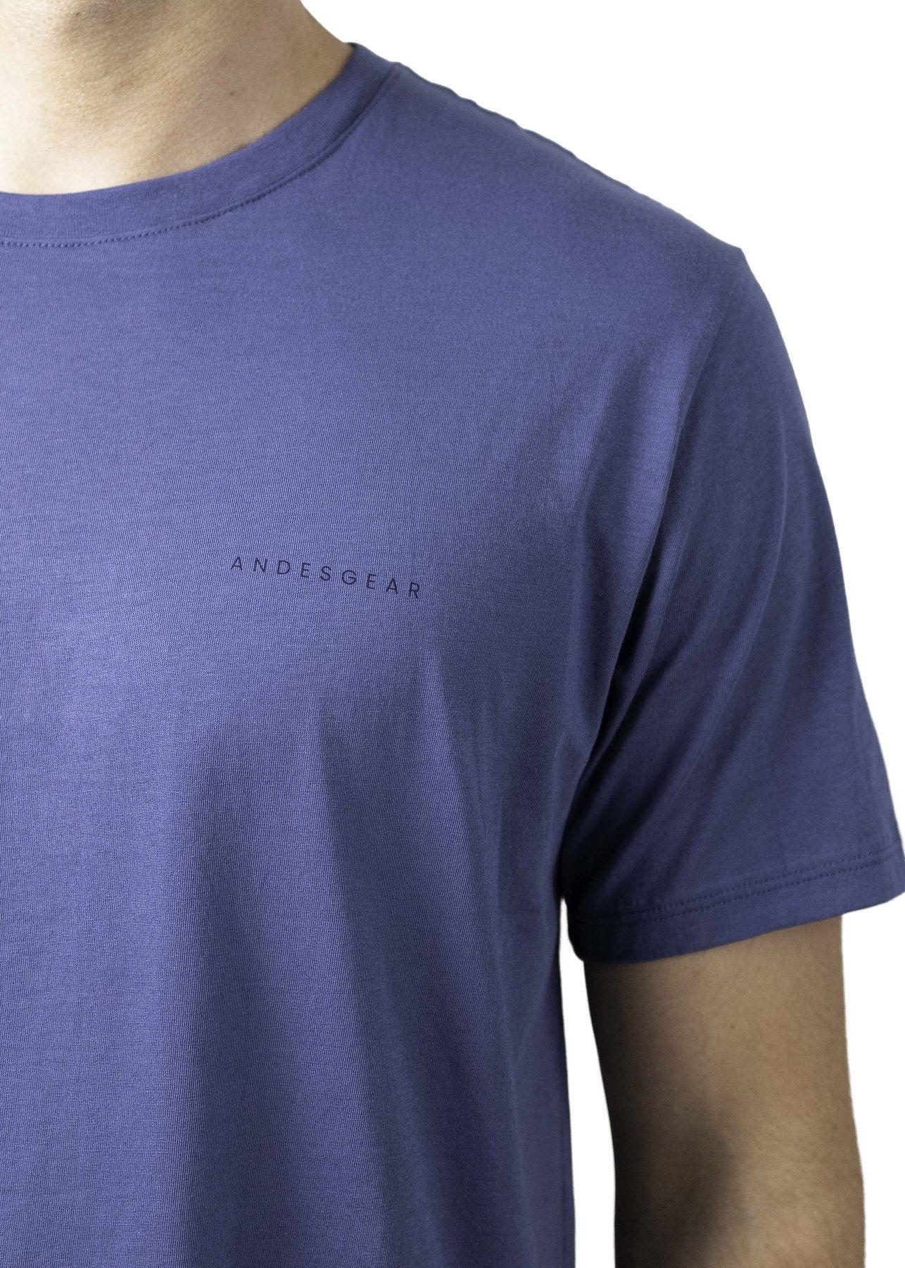 Polera Andesgear Hombre Paisaje Azul-5