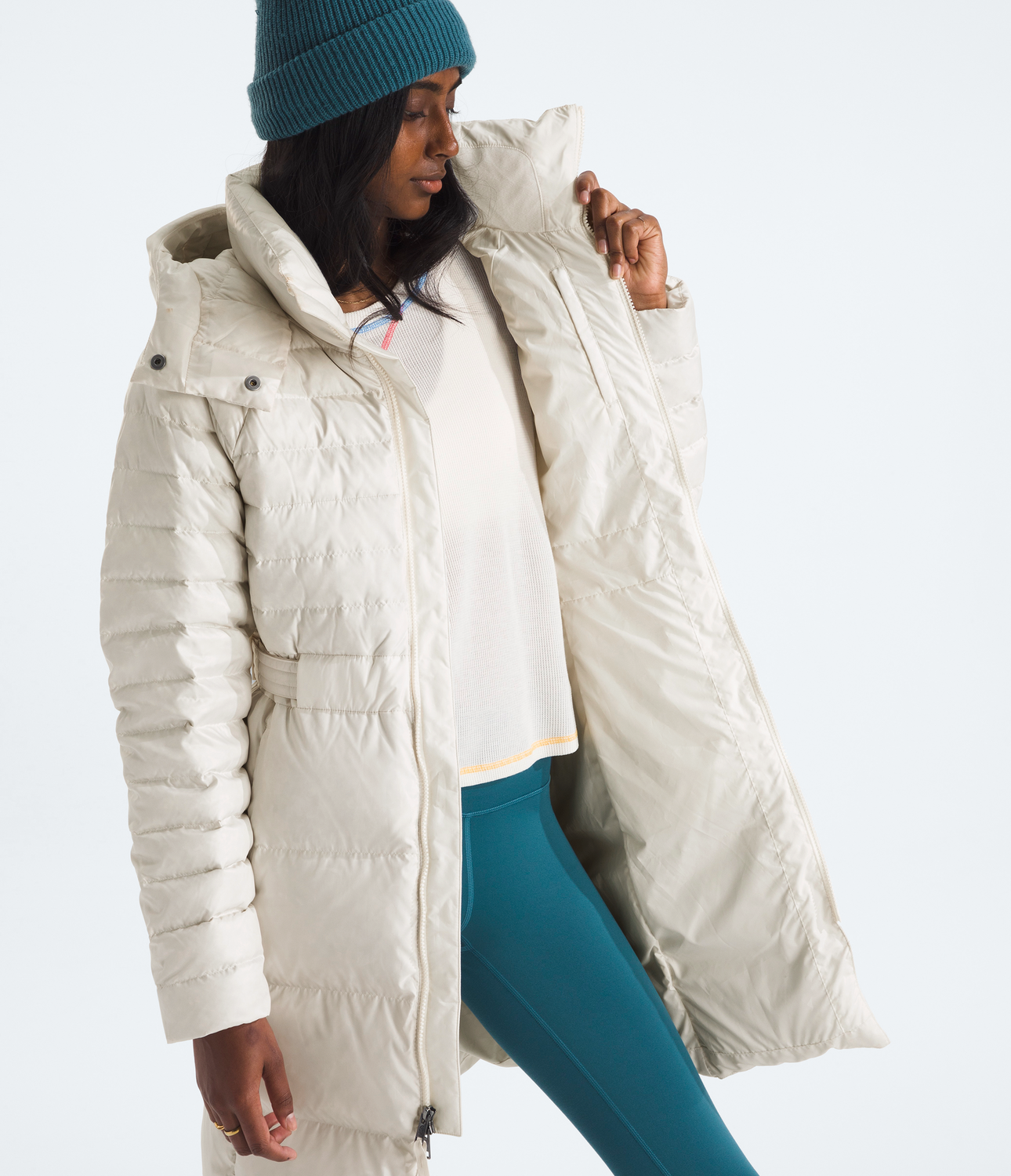 Chaqueta Metropolis Mujer Blanco Invierno-2