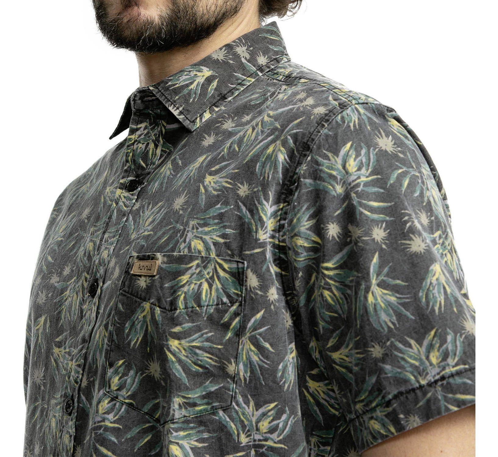 Camisa Kivül Hombre Bluk Lavada KV001 Gris-3