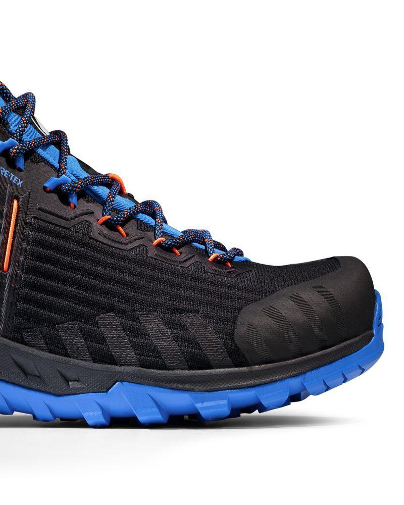 Zapatilla Mammut Hombre Alnasca Knit Iii Low Gtx Negro Azul-4
