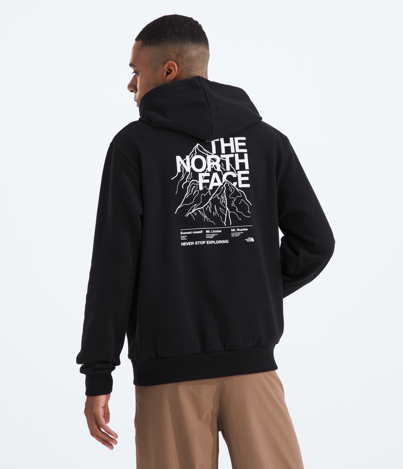 Poleron Evo Half Dome Mtn Hoodie- Graphic Hombre Negro-2