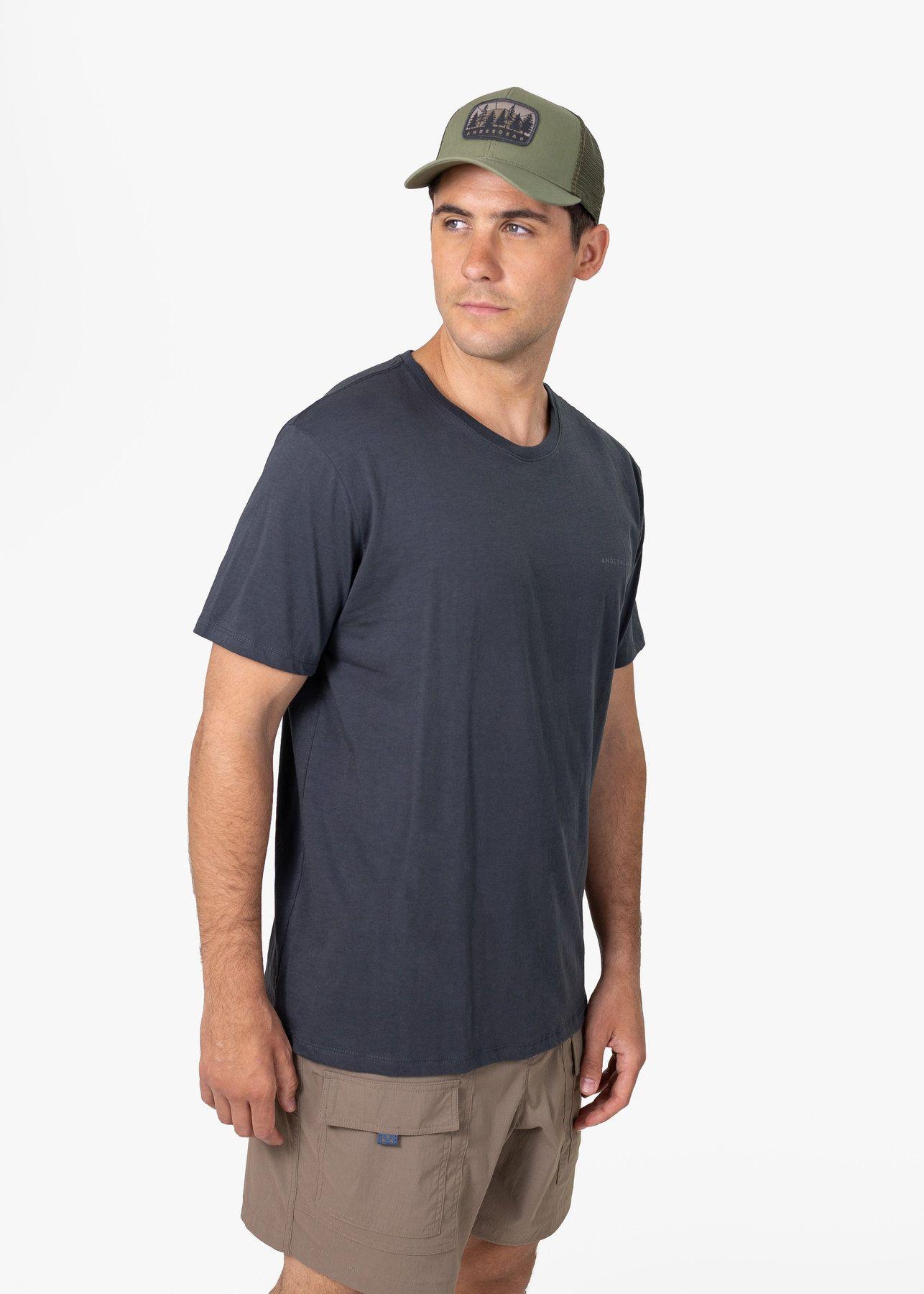 Polera Andesgear Hombre Paisaje Gris-1