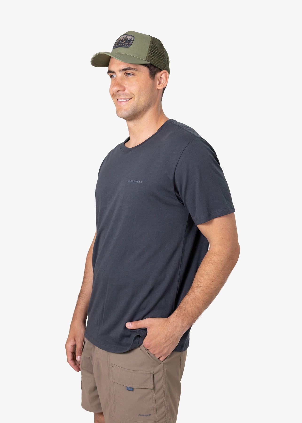Polera Andesgear Hombre Paisaje Gris-2
