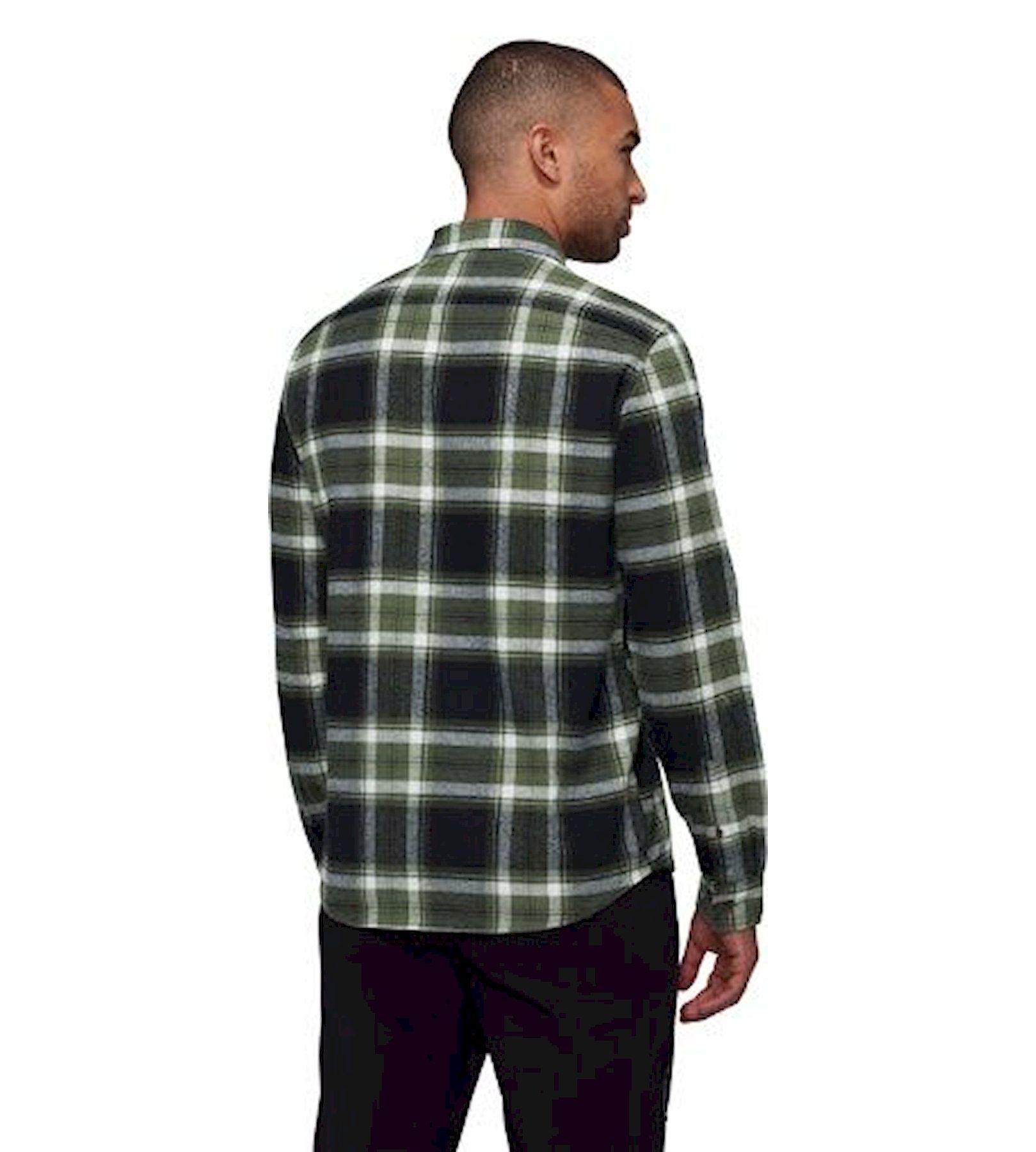 Camisa Mammut Hombre Trovat Longsleeve Verde Musgo-1