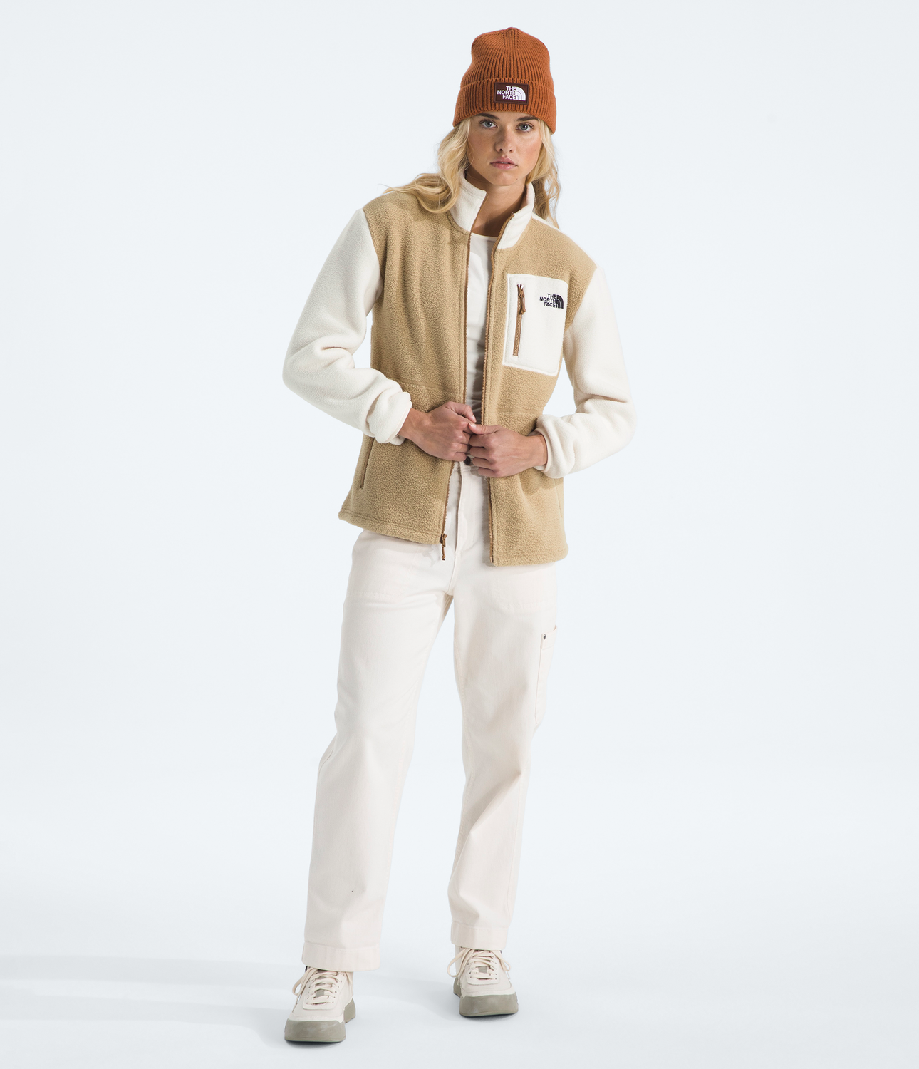 Polar Yumiori Full Zip Mujer Café Claro-3