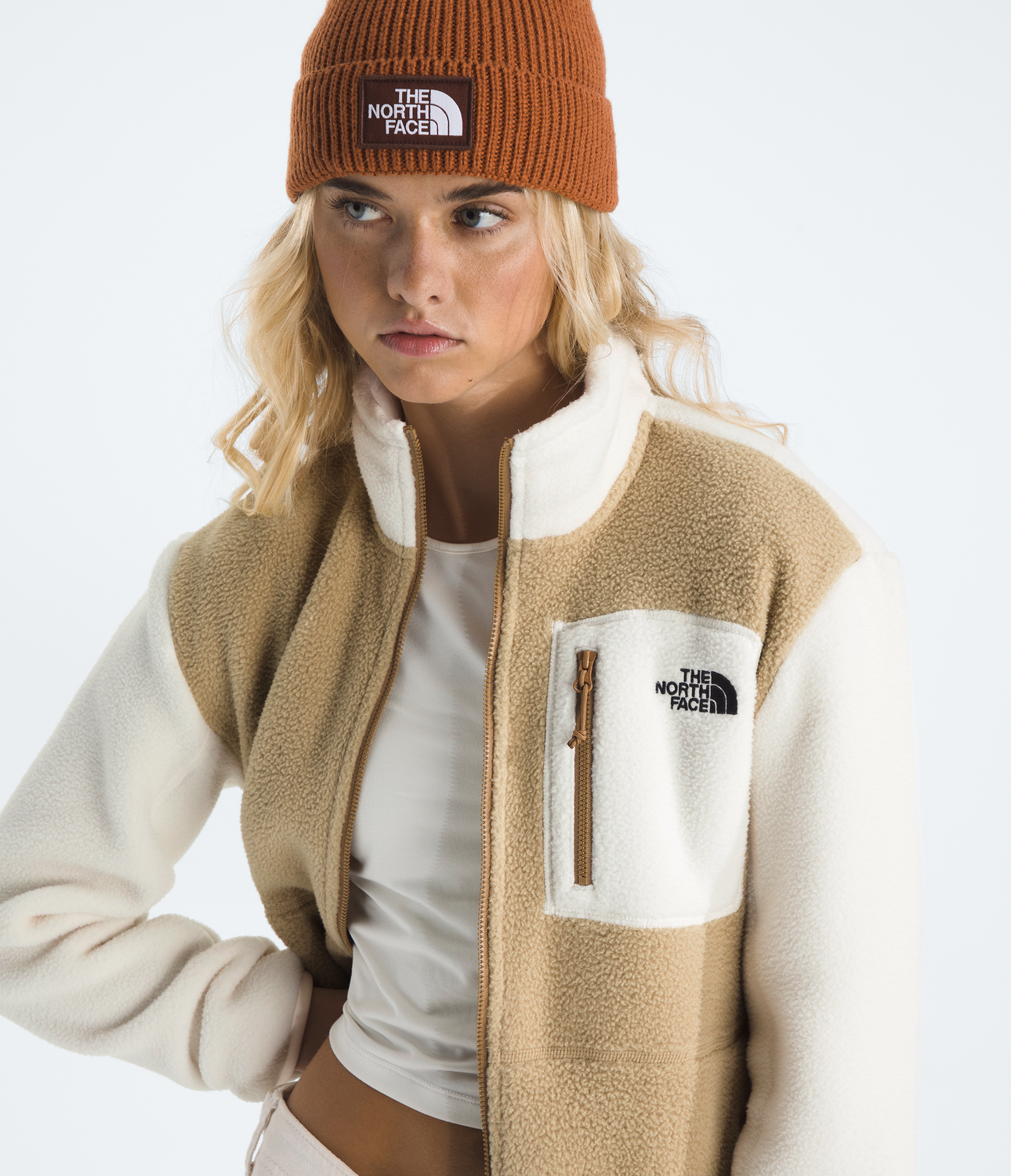 Polar Yumiori Full Zip Mujer Café Claro-5