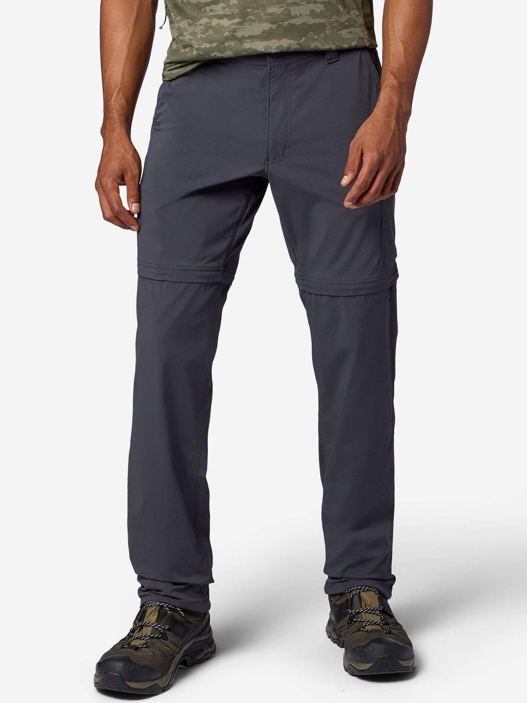 Pantalon Marmot Hombre Trailway Convertible Gris-0
