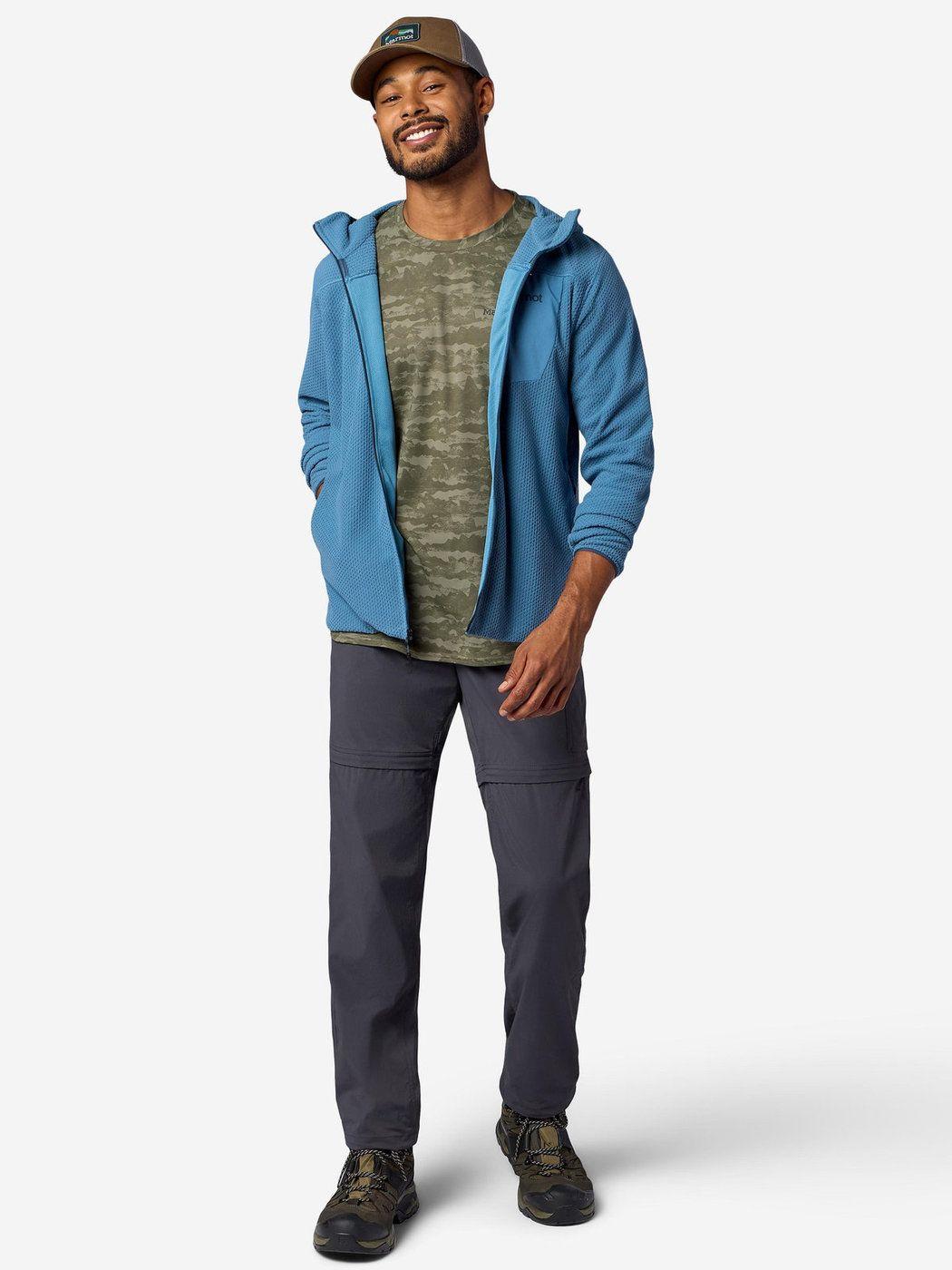 Pantalon Marmot Hombre Trailway Convertible Gris-2