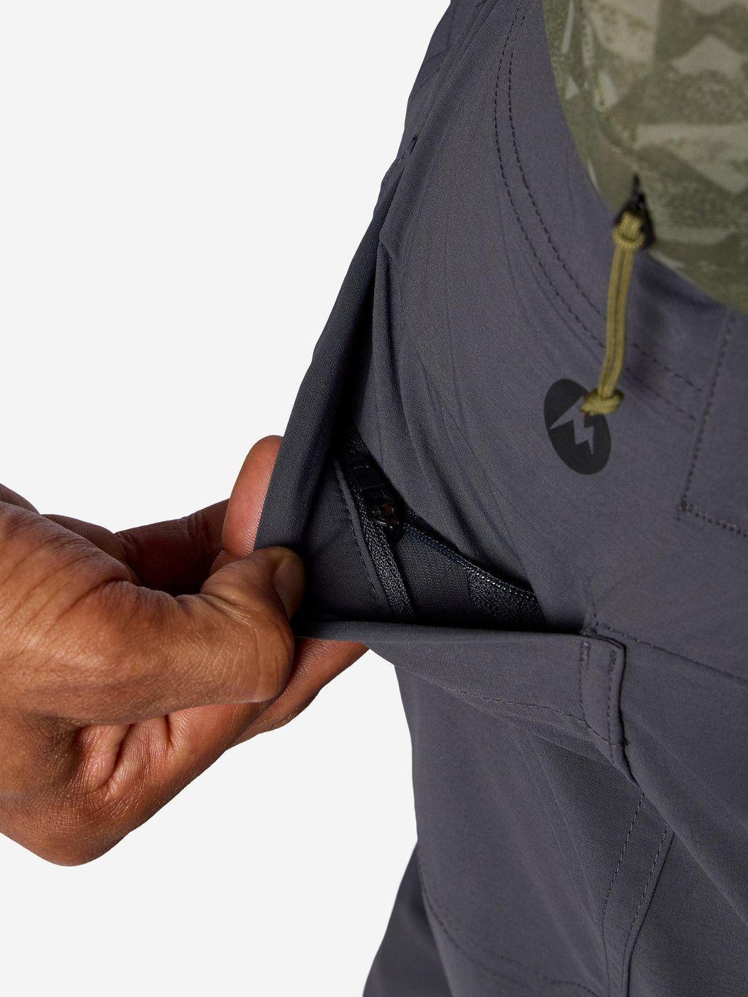 Pantalon Marmot Hombre Trailway Convertible Gris-5