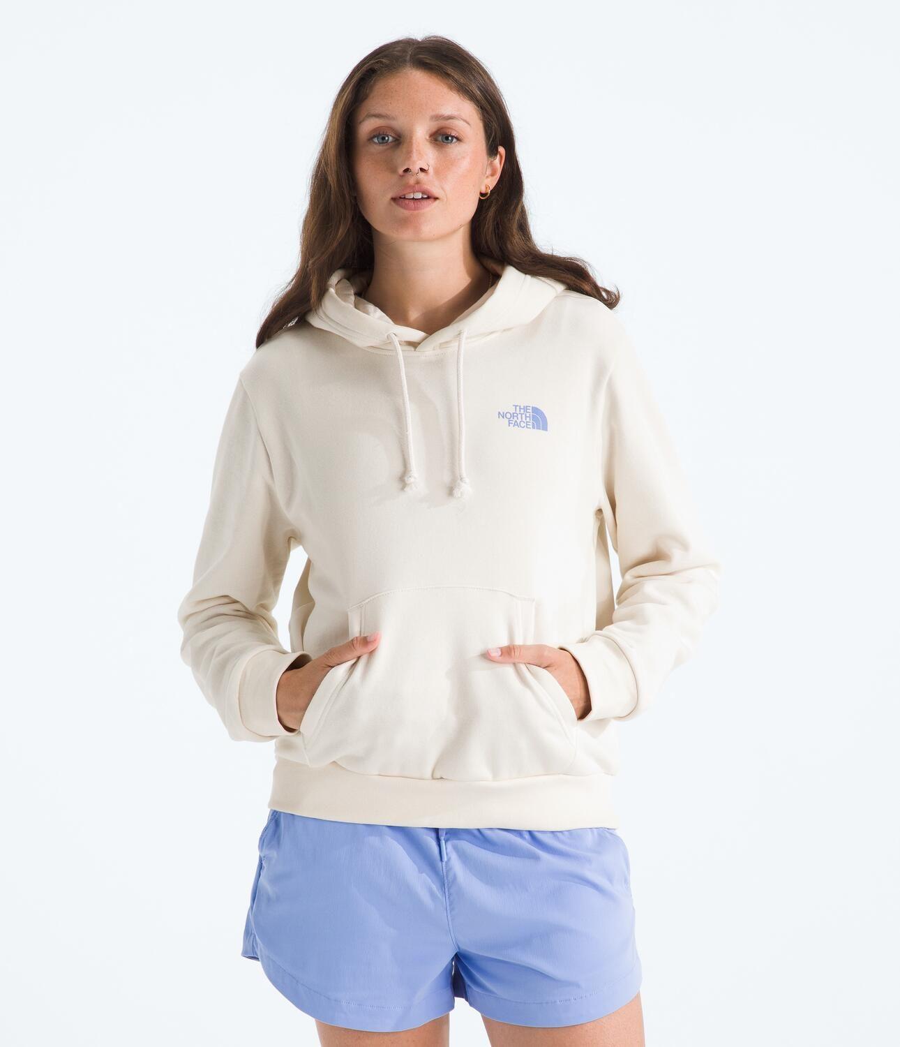 Poleron All Day Beauty Regular Hoodie Mujer Blanco-0