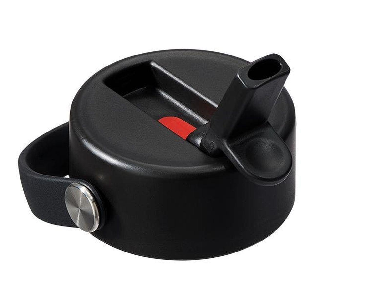 Tapa Hydroflask Unisex Botella Boca Ancha Y Bombilla Negro-3