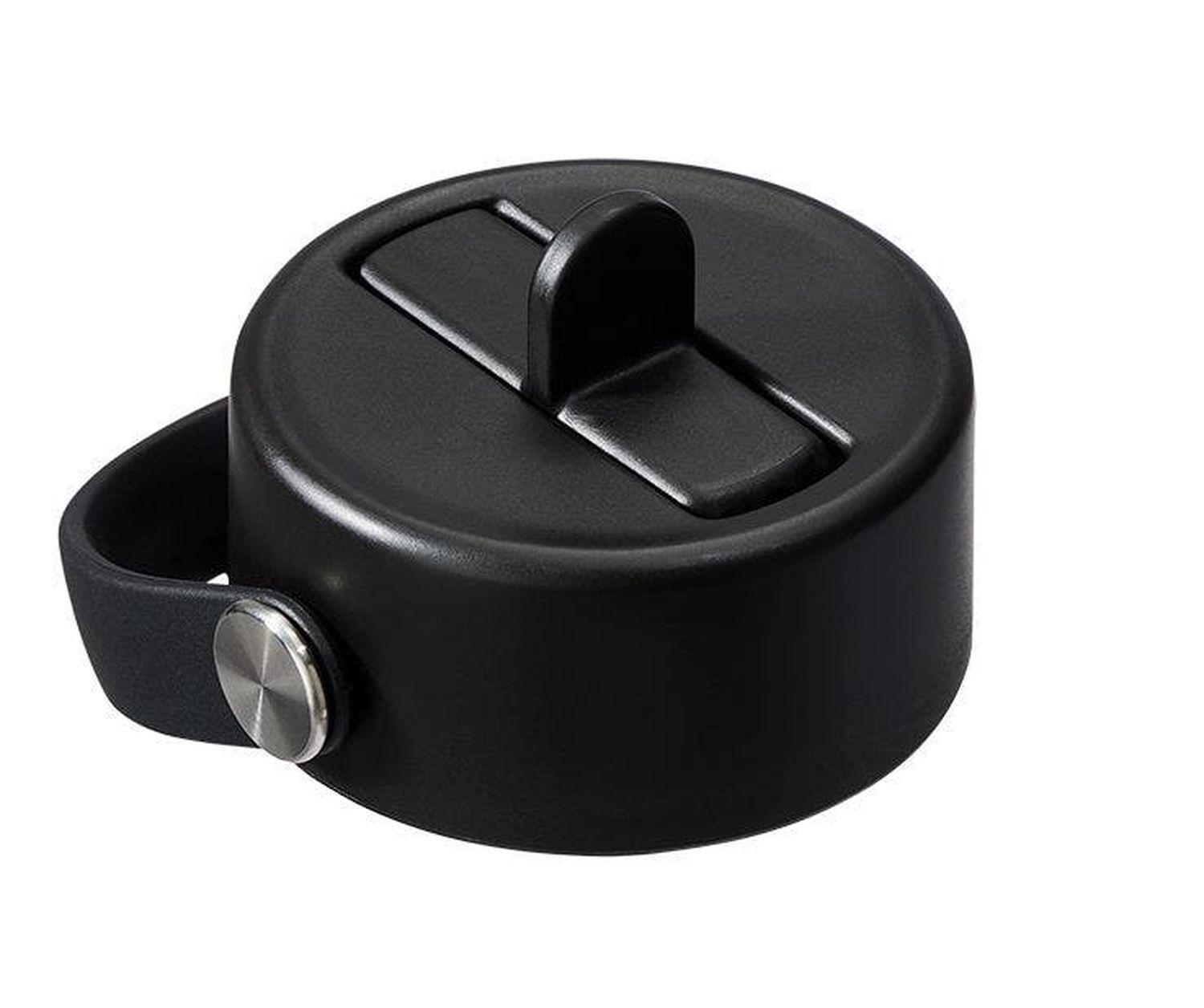 Tapa Hydroflask Unisex Botella Boca Ancha Y Bombilla Negro-4