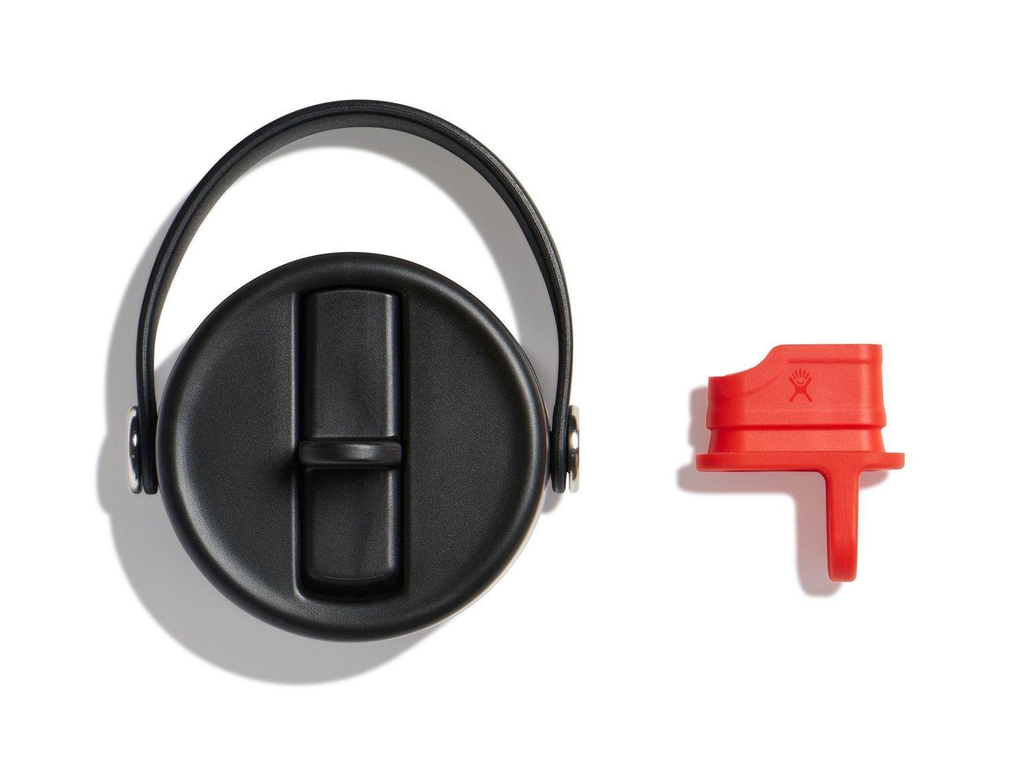 Tapa Hydroflask Unisex Botella Boca Ancha Y Bombilla Negro-5