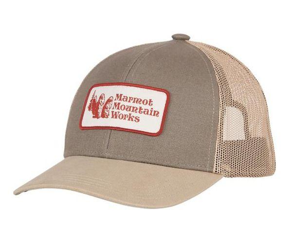 Jockey Marmot Unisex Retro Trucker Hat Café-0