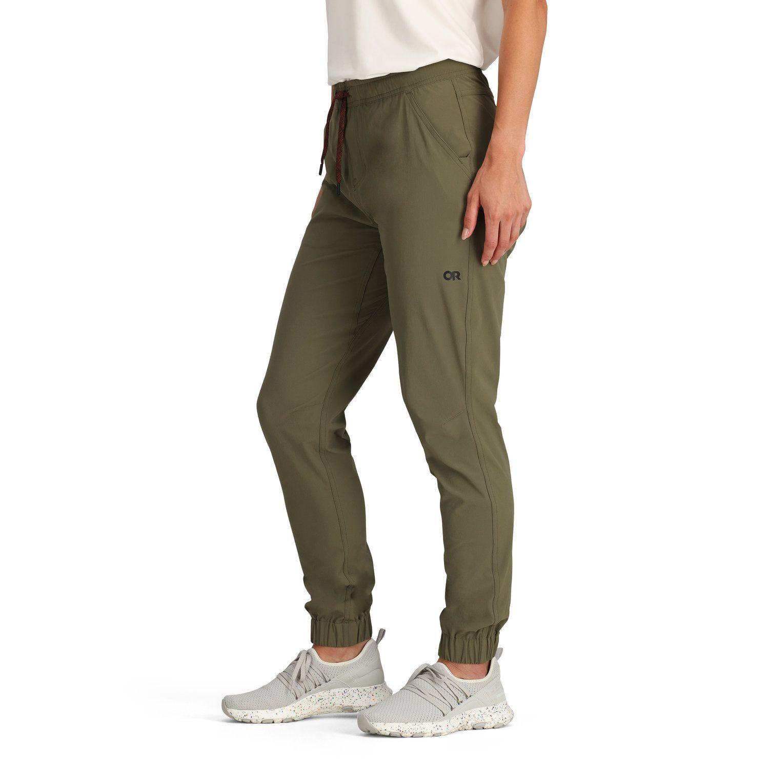 Pantalon Jogger Outdoor Research Mujer Ferrosi Verde-2