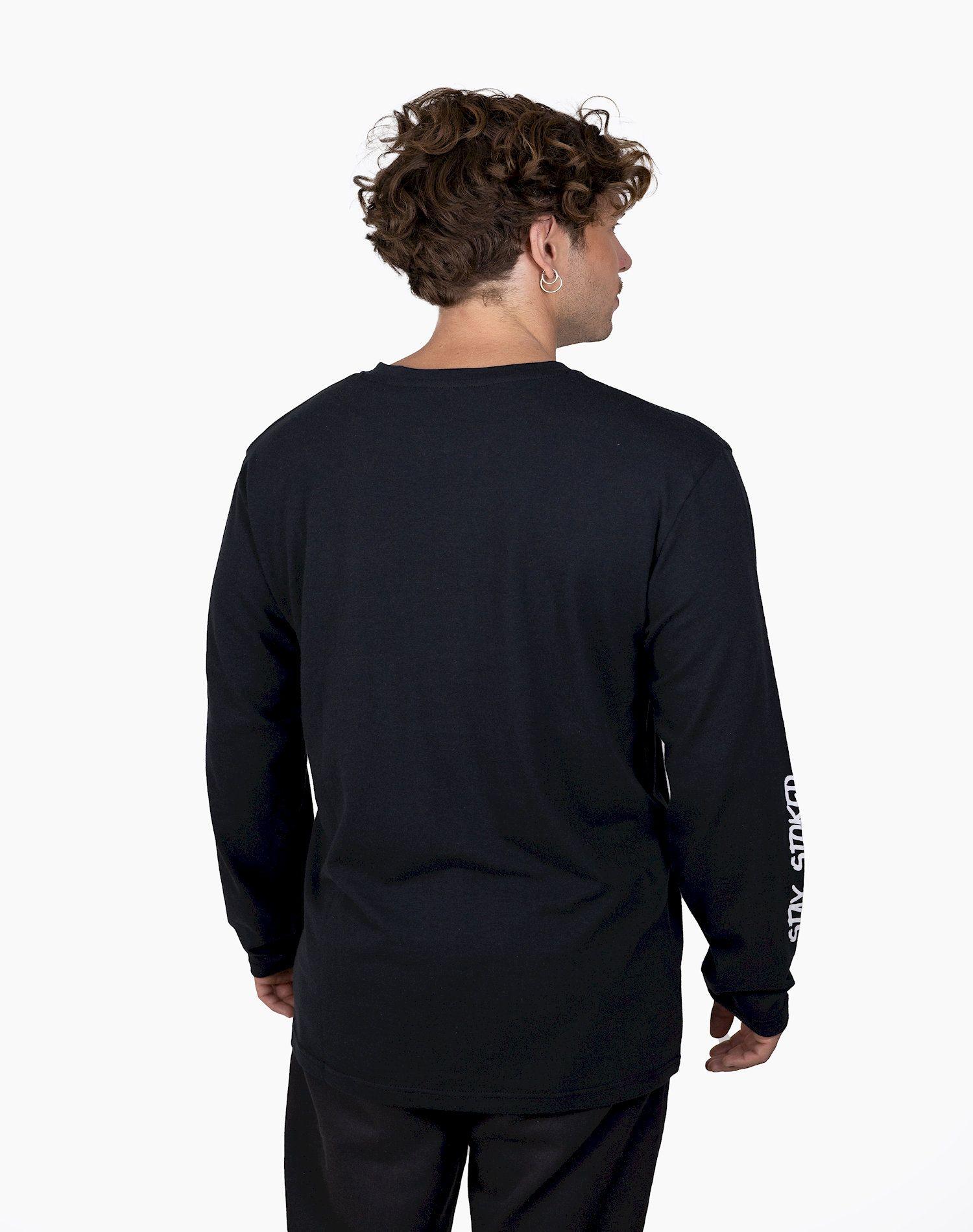 Polera Stoked Hombre Logo-Negro-2