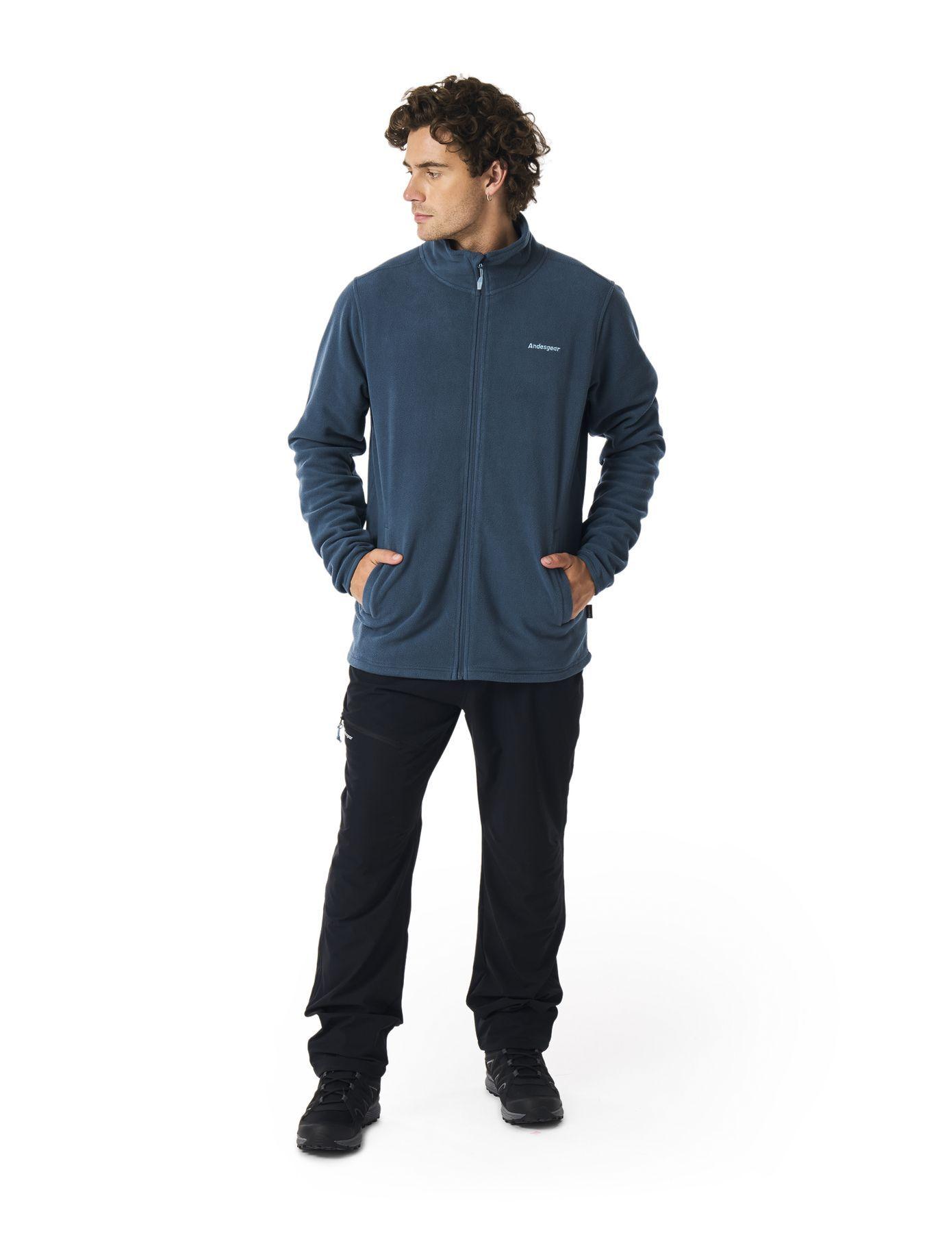 Polar Andesgear Hombre Maihue Fullzip Azul-3