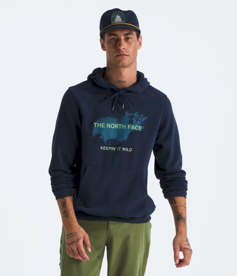Poleron The North Face Hombre Animals We Love Bear Hoodie Azul-0