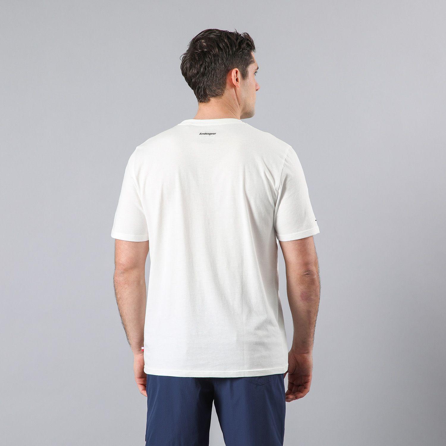 Polera Andesgear Hombre Icono Blanco-1