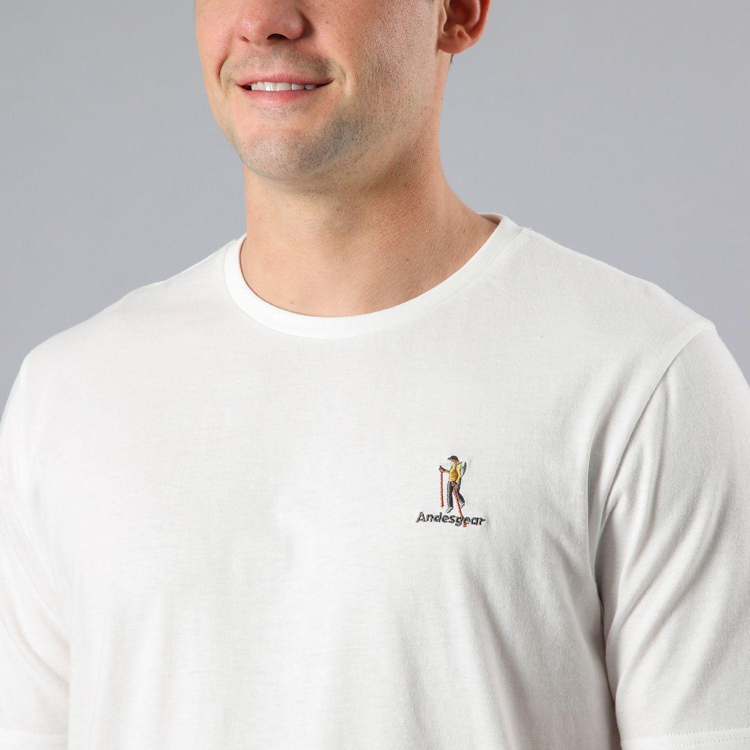 Polera Andesgear Hombre Icono Blanco-3