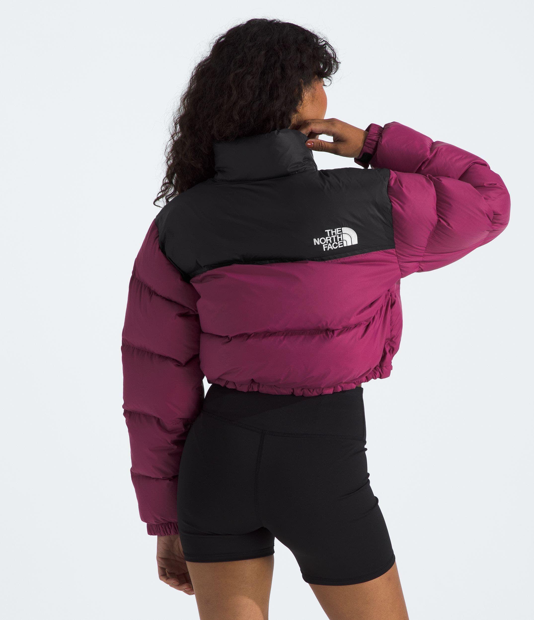 Chaqueta TNF Mujer De Pluma 1996 Retro Nuptse Short Rosado-1