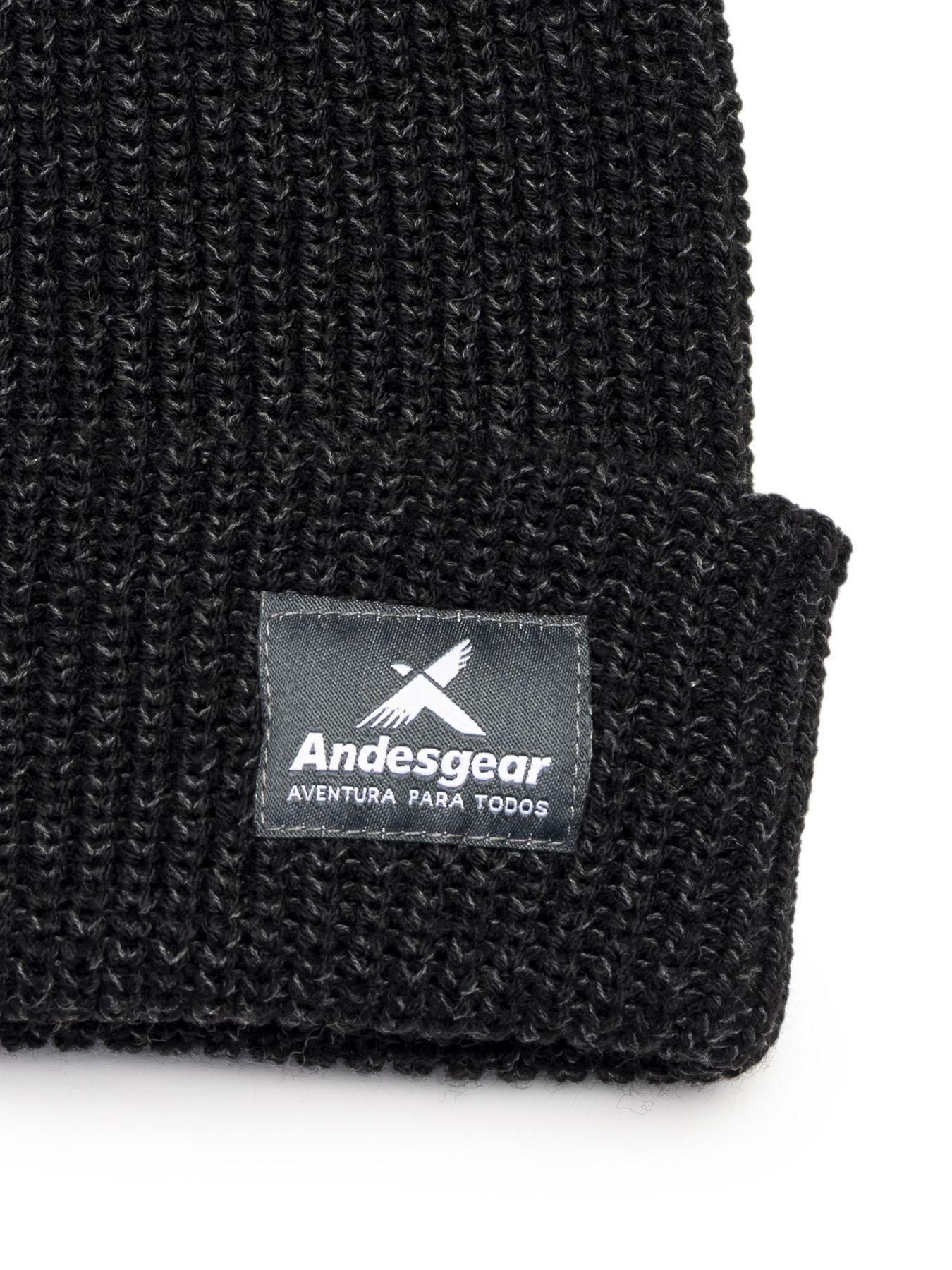 Gorro Andesgear Unisex Logo Beanie Negro-2