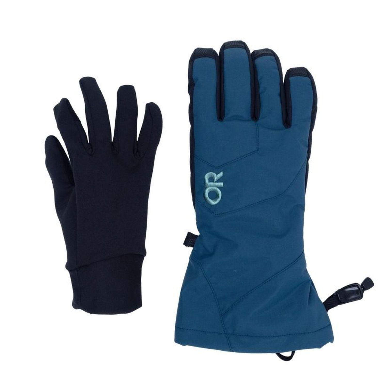 Guantes Outdoor Research Mujer Adrenaline 3-In-1 Azul-1