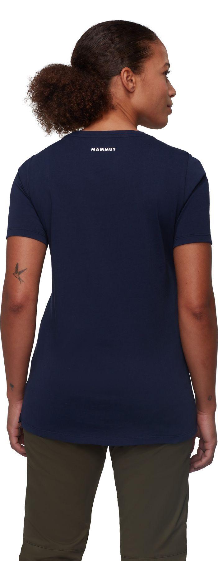 Polera Mammut Mujer Core Logo Azul-1