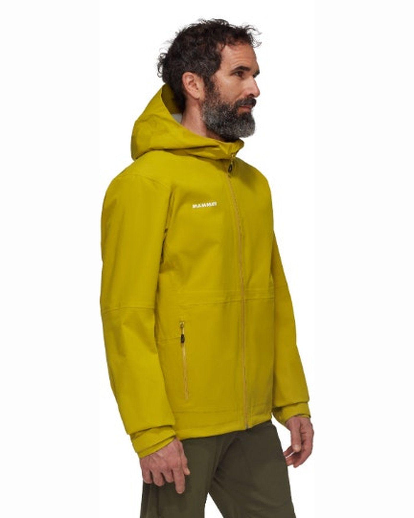 Chaqueta Mammut Hombre Impermeable Linard Guide Hs Hooded Amarillo-2
