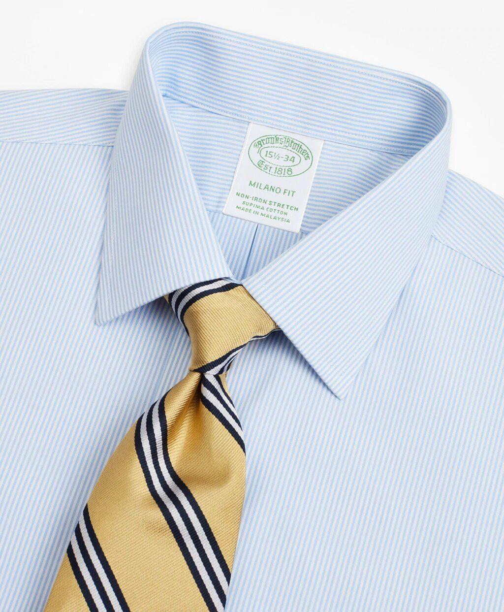 Camisa Milano Fiit Non-Iron Celeste-1