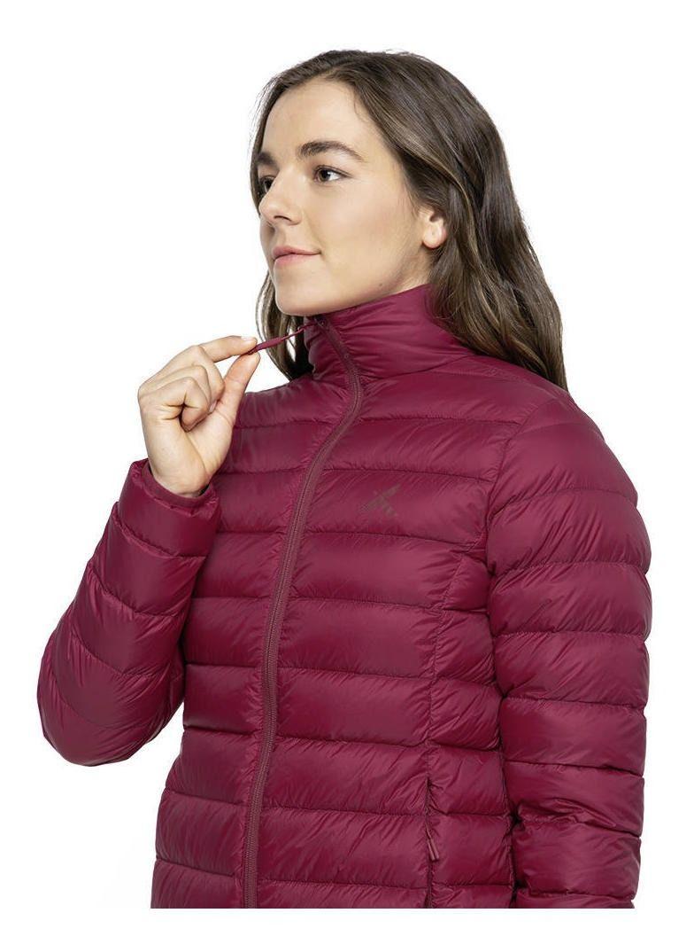 Chaqueta Andesgear Mujer Pluma Cucao 600 Burdeo-2
