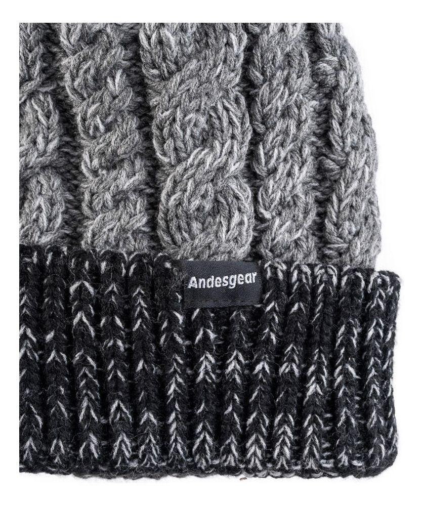 Gorro Andesgear Unisex Pompon Shaggy Gris-2