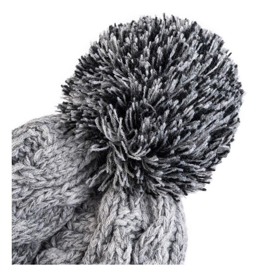 Gorro Andesgear Unisex Pompon Shaggy Gris-3