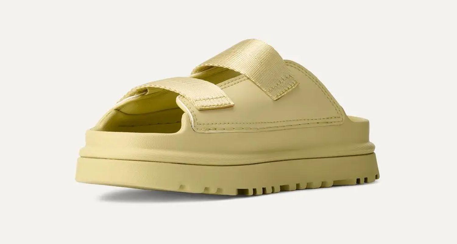 Sandalia Kids UGG Goldenglow Slide Amarillo-2
