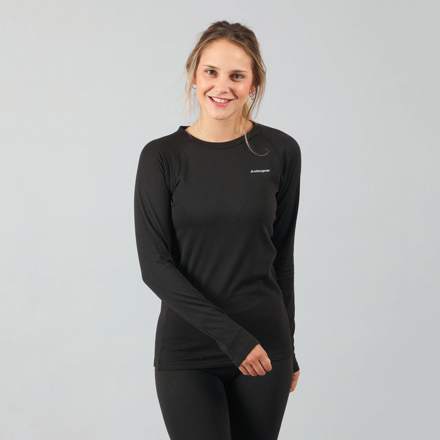 Primera Andesgear Mujer Capa Expedicion Top AG001 Negro-6