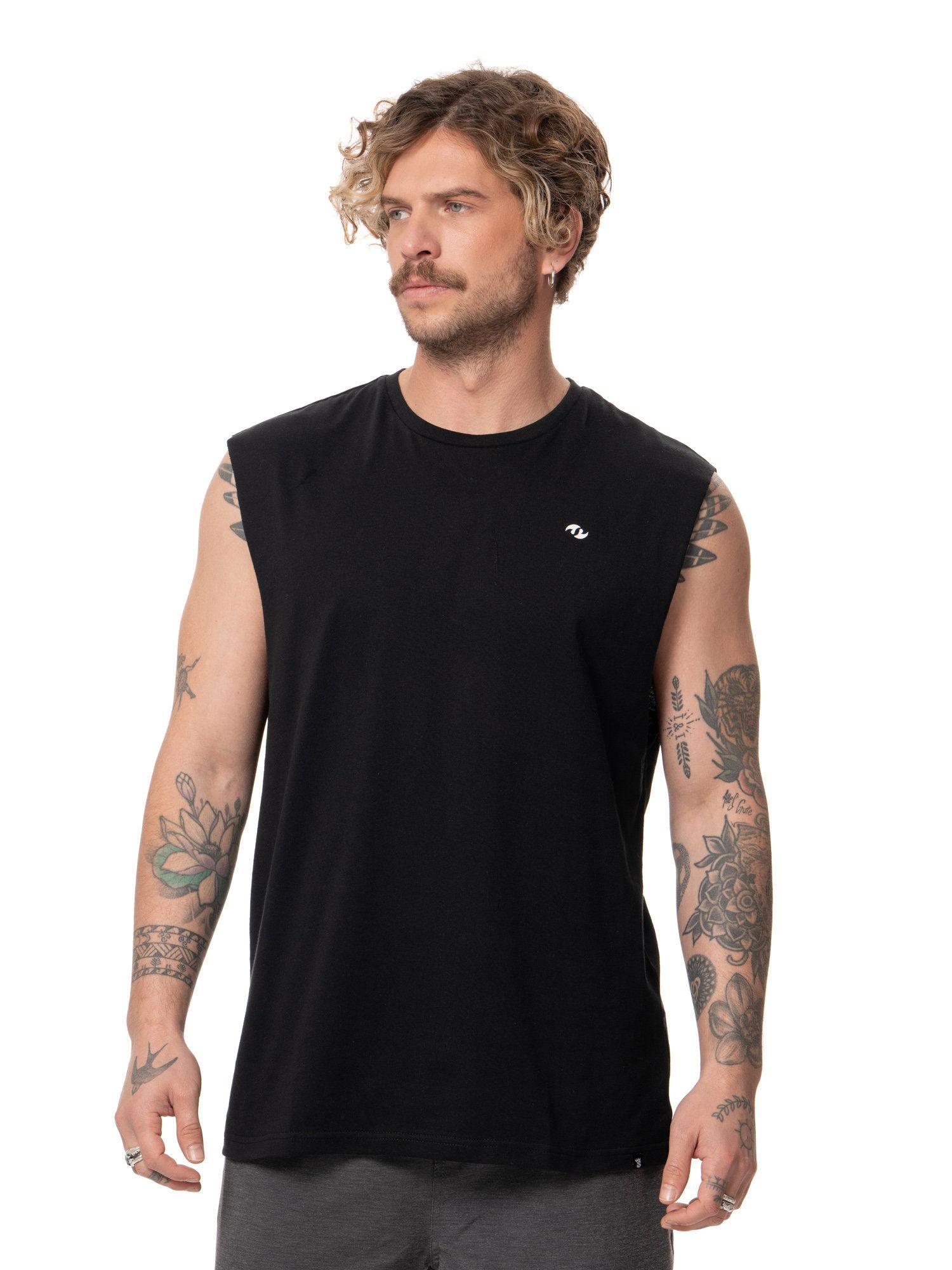 Polera Stoked Hombre Reel Negro-0