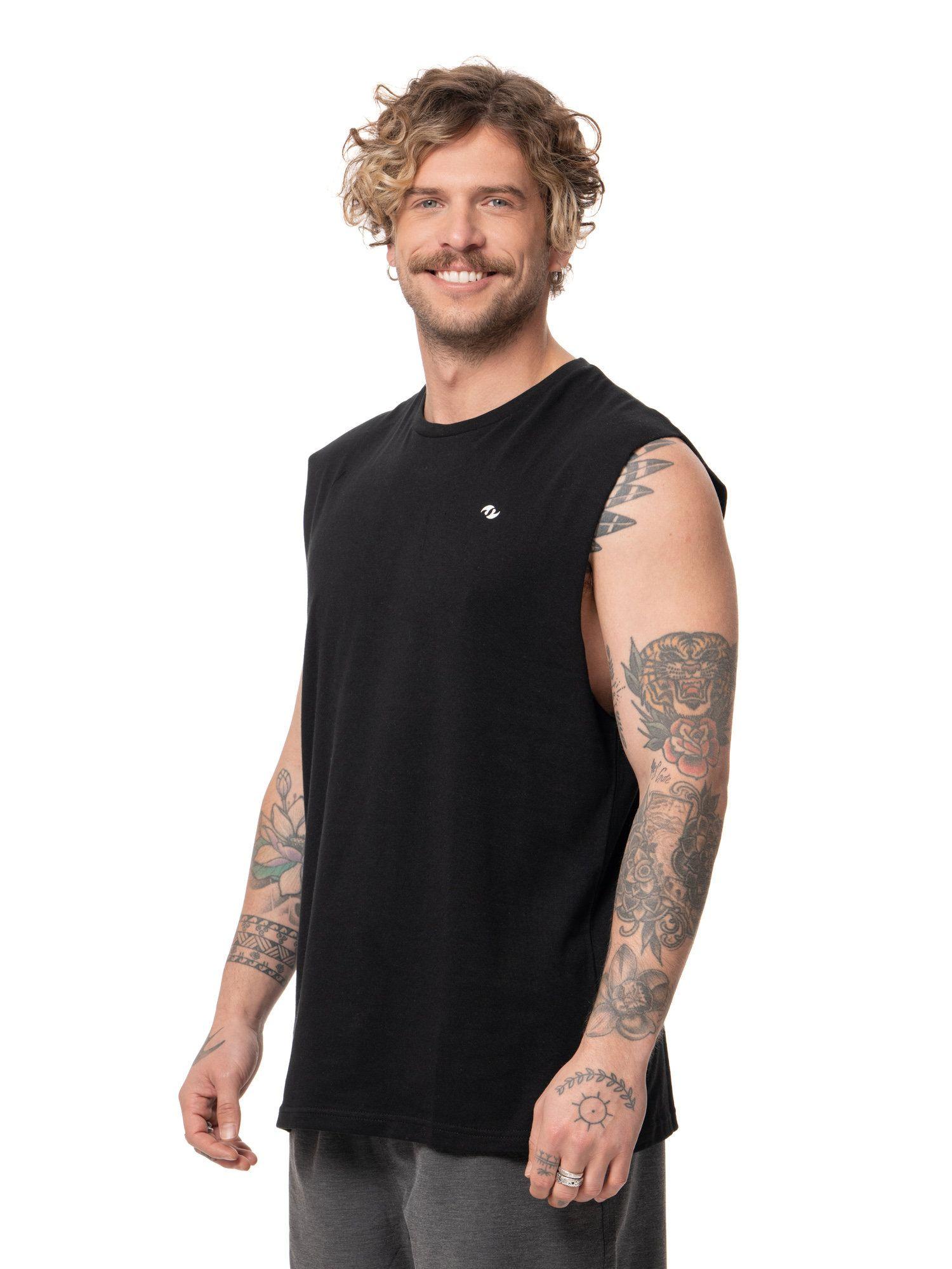 Polera Stoked Hombre Reel Negro-1