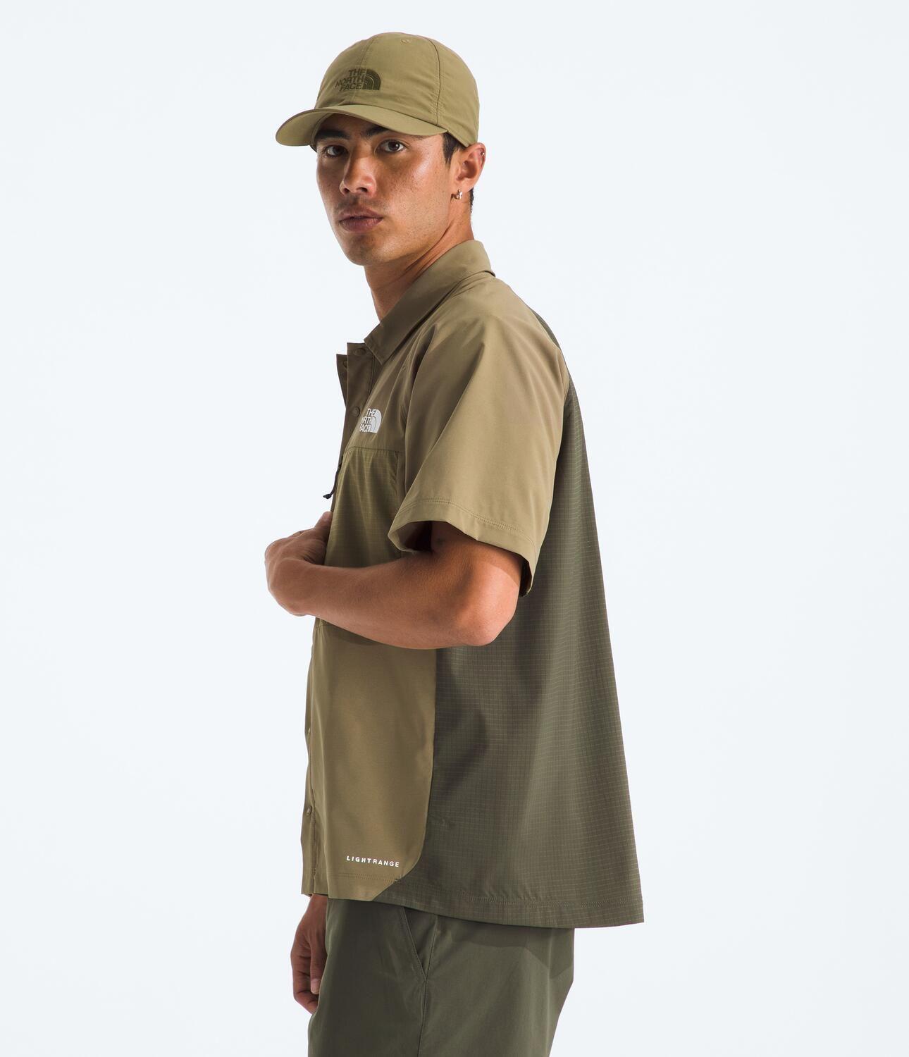 Polera Trail Lightrange Ss Shirt Hombre Marrón-2