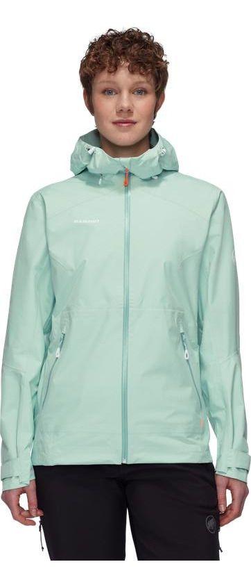 Chaqueta Mammut Mujer Impermeable Convey Tour Hs Hoded Verde-0
