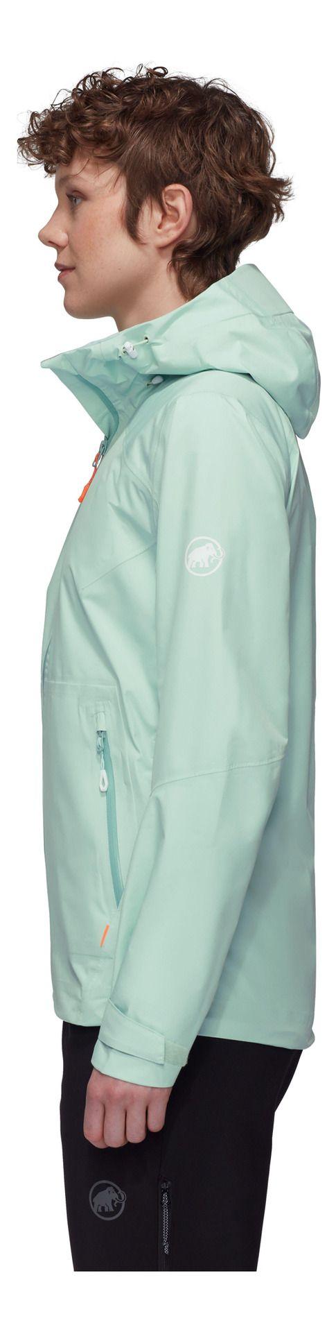 Chaqueta Mammut Mujer Impermeable Convey Tour Hs Hoded Verde-2