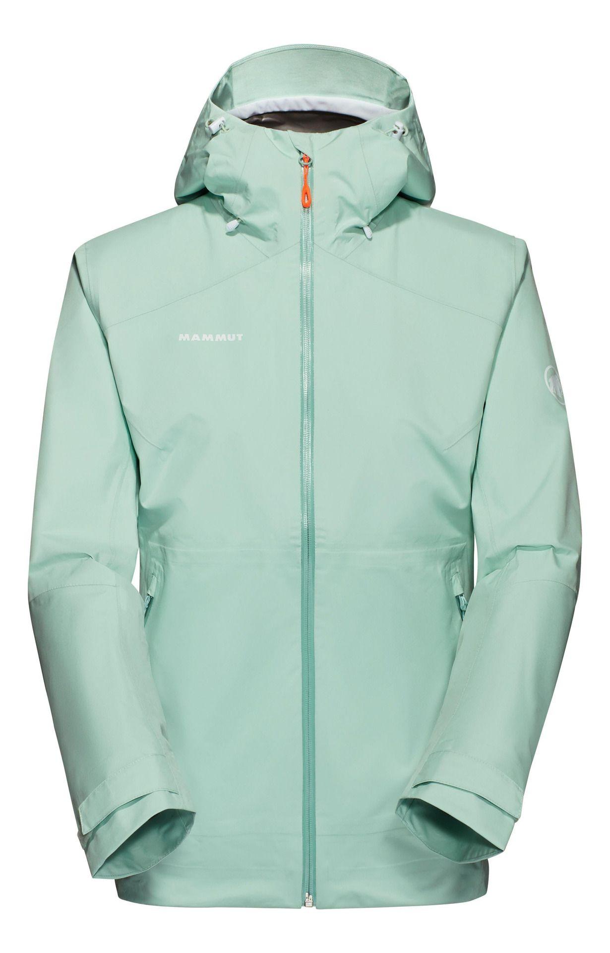 Chaqueta Mammut Mujer Impermeable Convey Tour Hs Hoded Verde-3