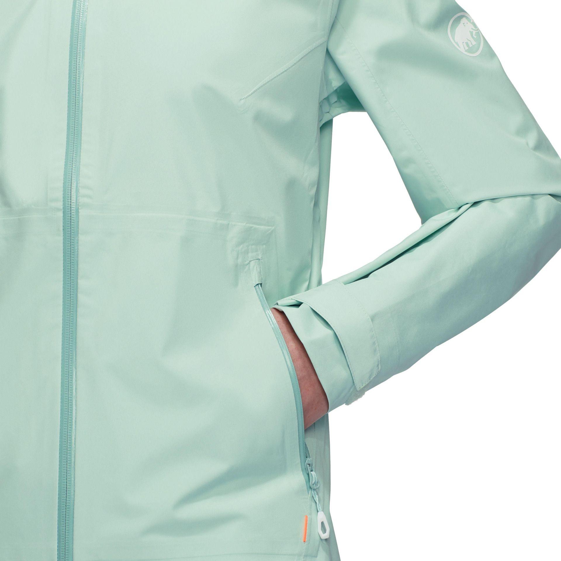 Chaqueta Mammut Mujer Impermeable Convey Tour Hs Hoded Verde-4