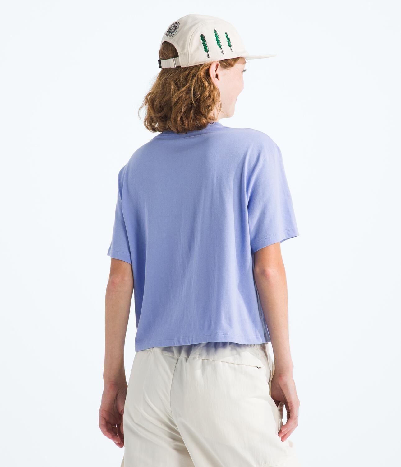 Polera Evolution Simple Dome Crop Rlx Ss Tee Mujer Celeste-2