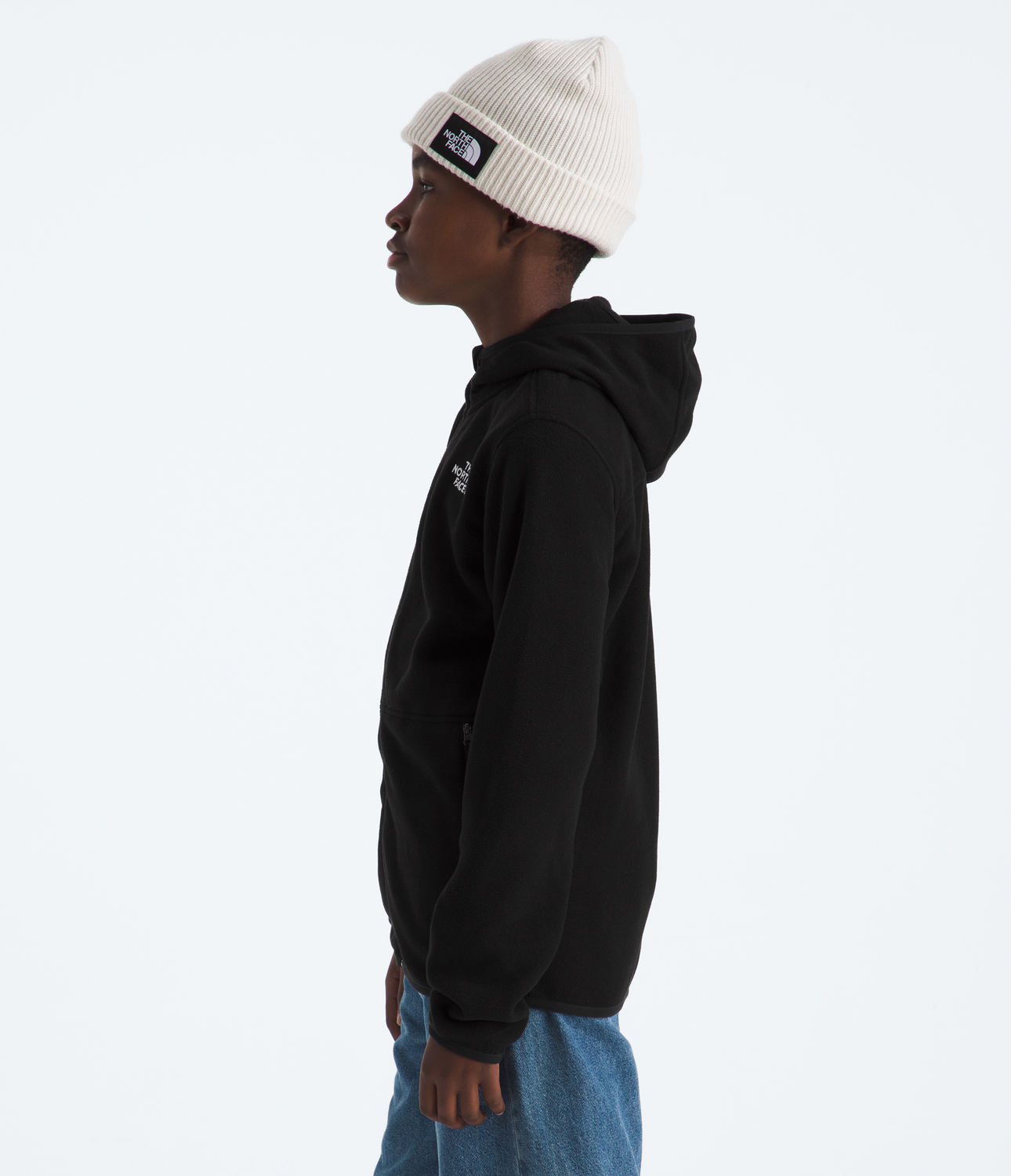 Polar Teen Glacier F/Z Hoodie Niños Negro-4