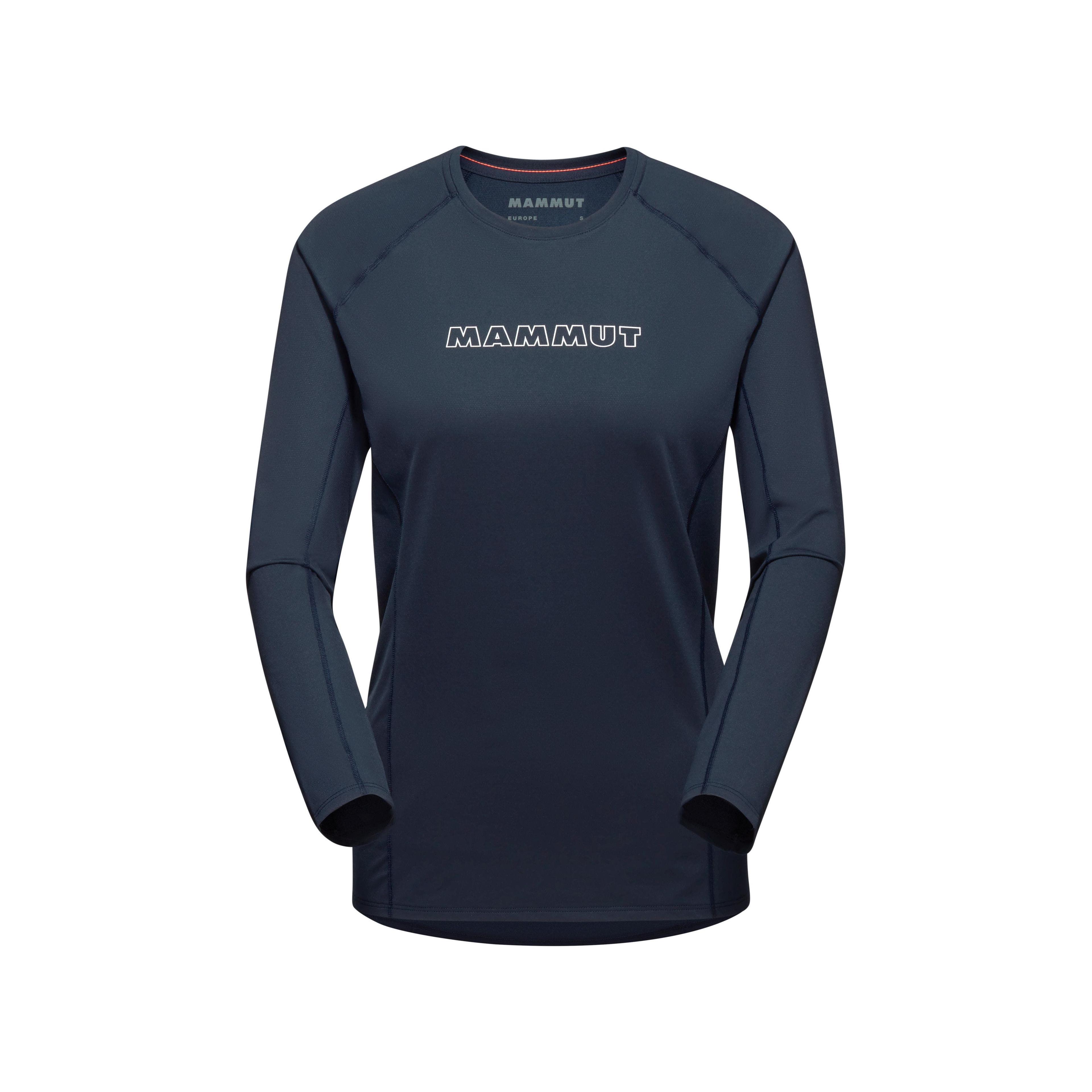 Polera Mujer Mammut Selun Fl Longsleeve Logo Azul-3