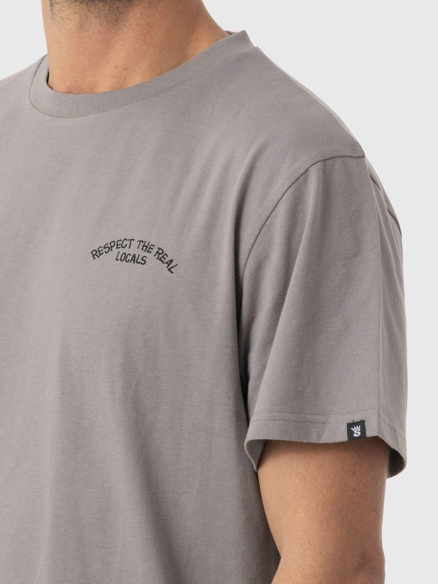 Polera Stoked  Hombre Icon Reciclada Gris-3