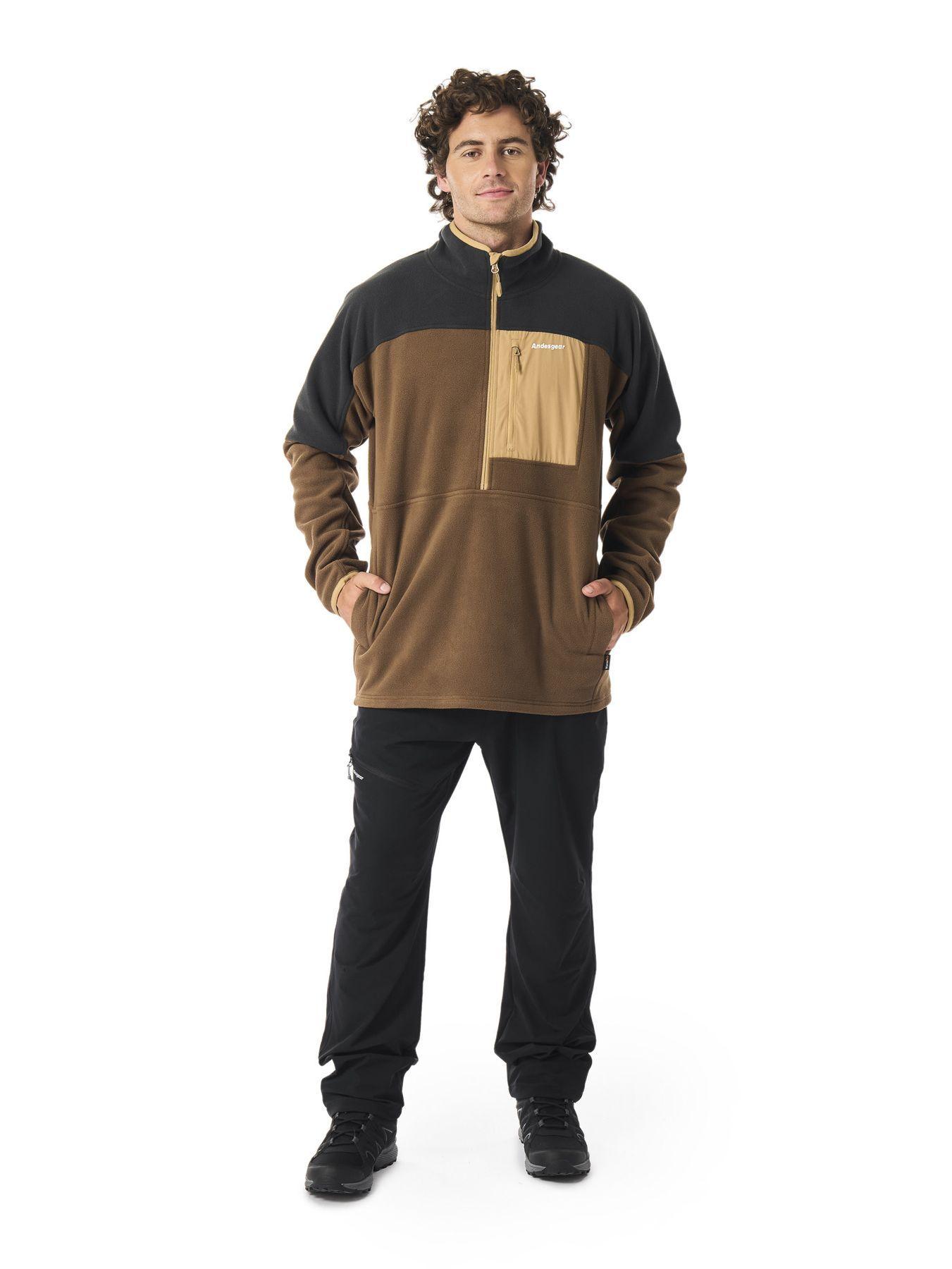 Polar Andesgear Hombre New Maihue 1/2 Café-3