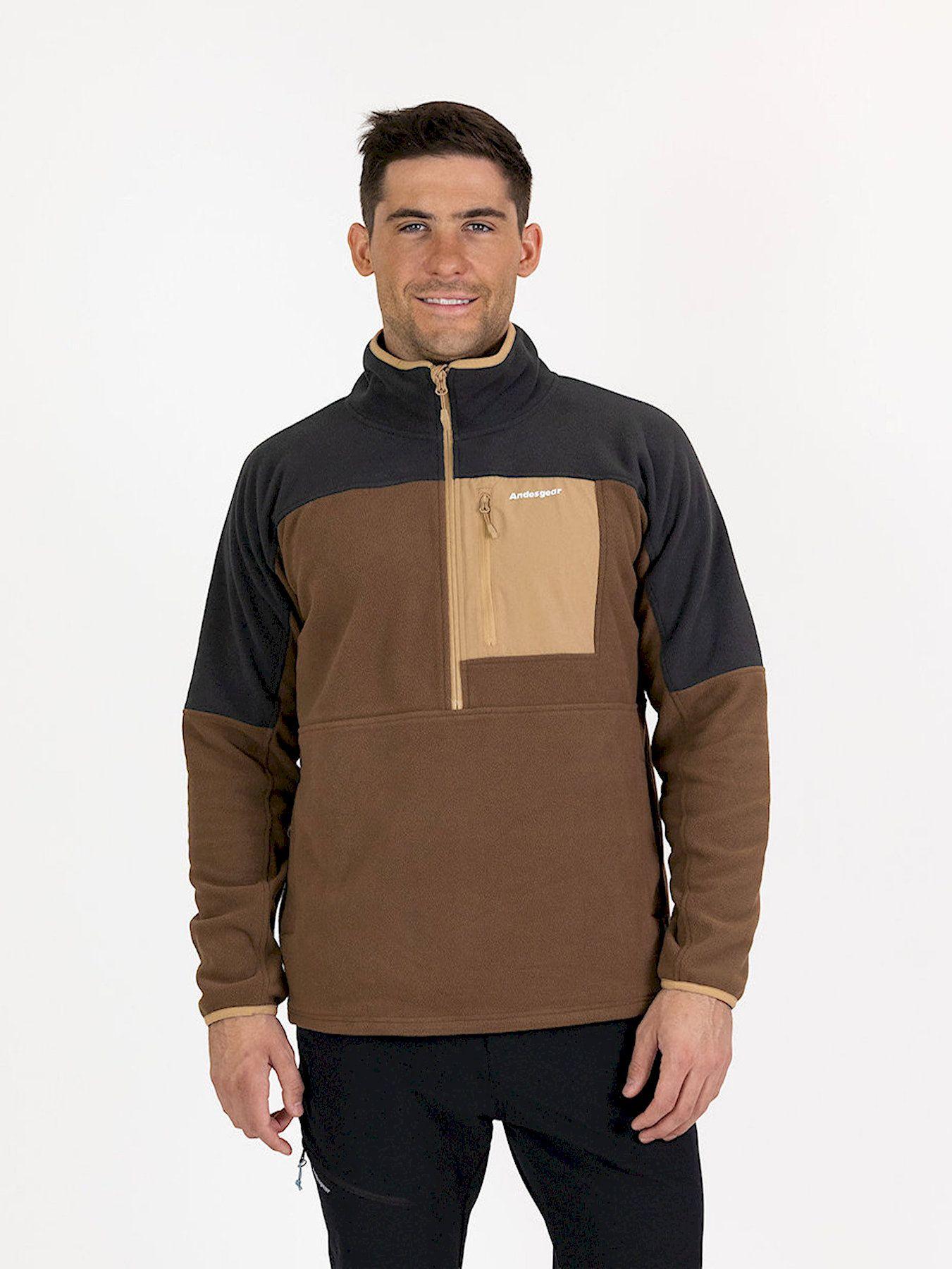 Polar Andesgear Hombre New Maihue 1/2 Café-0